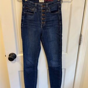 Alice + Olivia Dark Blue High Rise Jeans